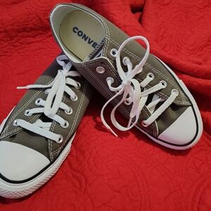 Converse Gray and White Sneakers